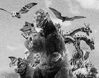 Godzilla en vrienden: een Kaiju-encyclopedie Zine