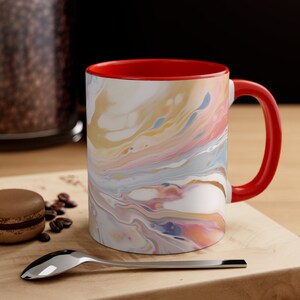 Marble Mug, Marble Coffee Mug, Luxury Mug, Gold Mug, Aesthetic Mug, Pink Rose Mug, Abstract Mug, Pastel Mug, Minimalist Mug, Gift mug