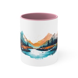 Mountain Coffee Mug, Nature Mug, Mountain Life Mug, Landscape Mug, Nature Lover, Camping Mug, Mountain Lover,Hiking Mug, Adventure Mug, Gift