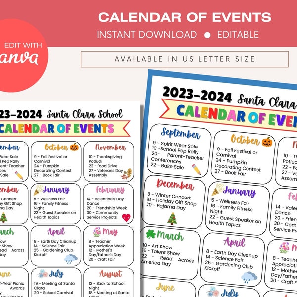 2025 Church Calendar Etsy