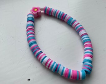 cute preppy flower bracelet | SBbeadzz