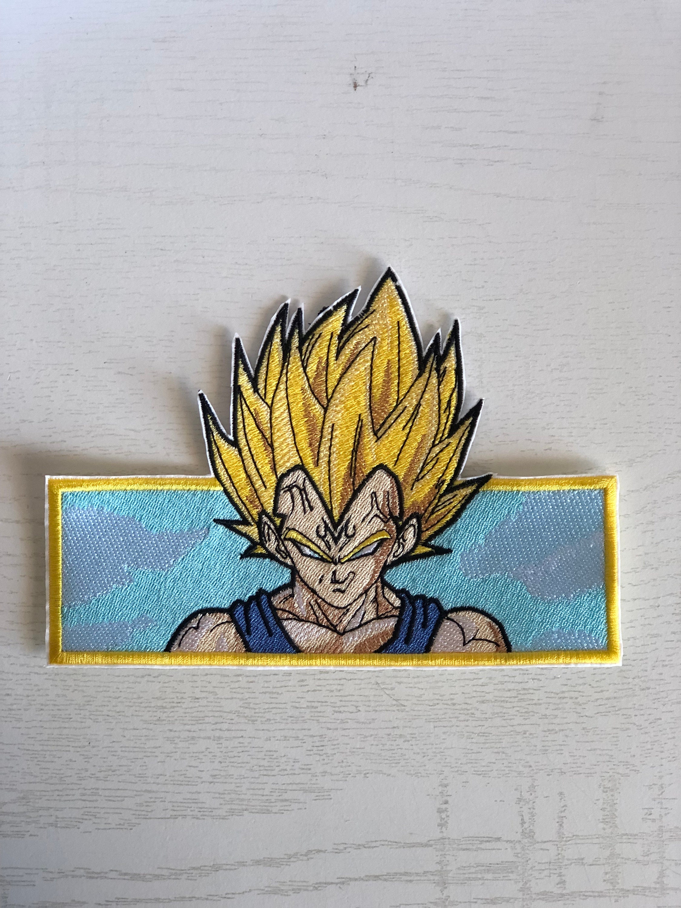 Patches For Clothes Bag Iron On Thermal Stickers Goku Ssj God De