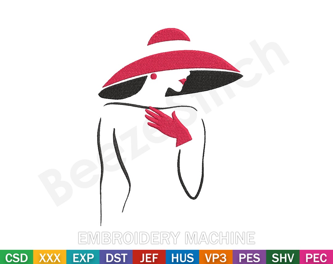 Woman Embroidery Design, Girls Embroidery Design, Fashion Embroidery