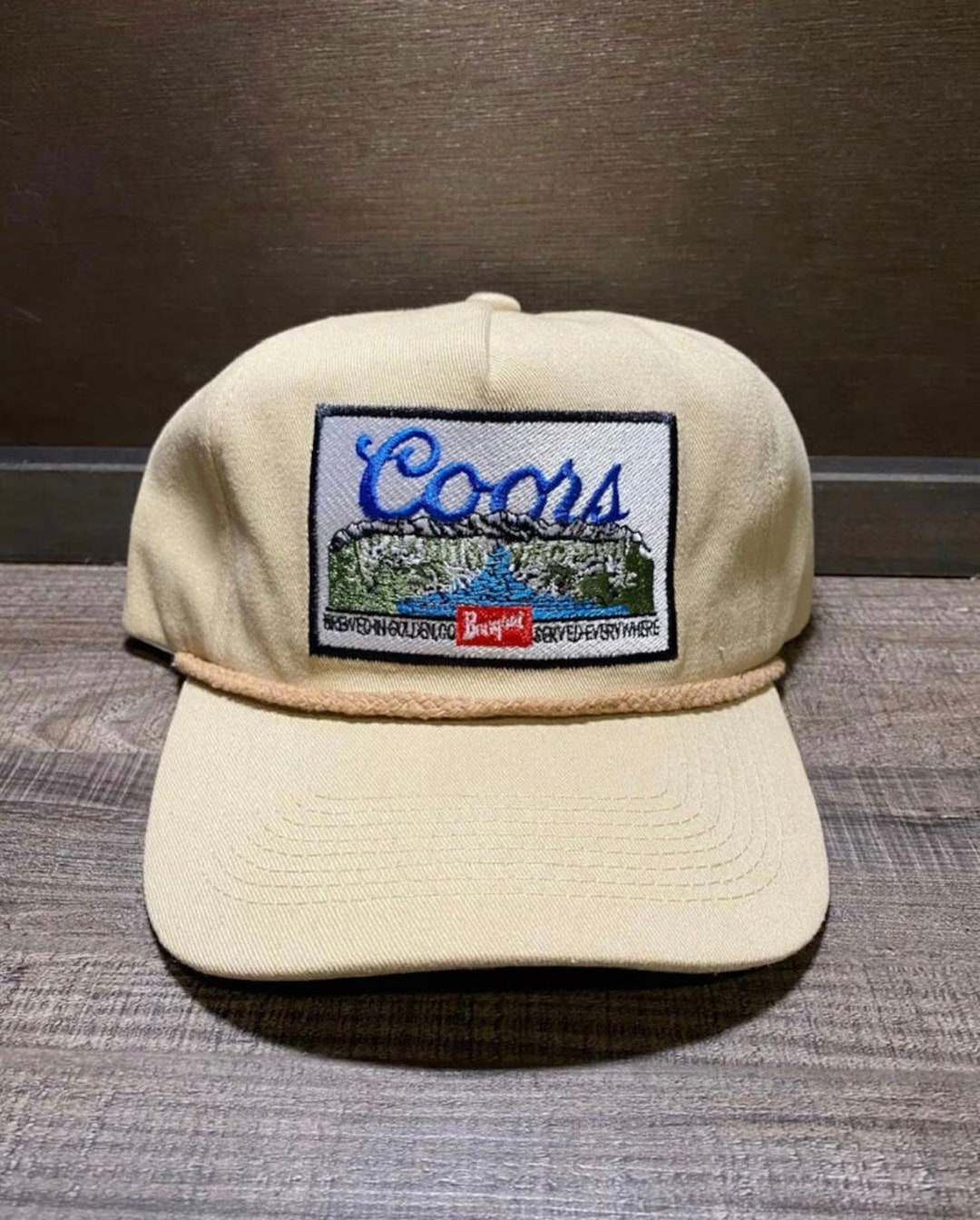 Coors Banquet Patch and Rope Hat Etsy