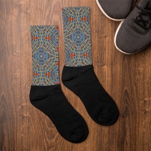 Con Carpet Unisex Socks, Marriott Marquis Classic Pattern, Colorful Design for Conventions, Cons, Graphic Stylish, Cosplay Gift/Present