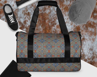 Con Carpet Duffel Bag, Marriott Marquis Pattern, Colorful Design Gym Backpack for Conventions, Cons, Graphic Stylish, Cosplay Gift/Present