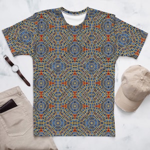 Camiseta unisex Marriott Marquis Carpet Con, patrón superior gráfico de corte regular de corte redondo para convención/cosplay, regalo de cosplayer/idea presente