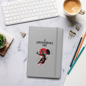 A Shieldmaiden's Tale Journal, diario personal vikingo/nórdico/nórdico, regalo para niños/niños, cuaderno de tapa dura forrado de 80 páginas