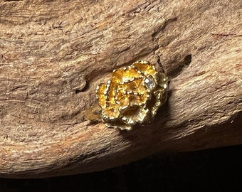 Vintage Avon Adjustable-size Flower Ring
