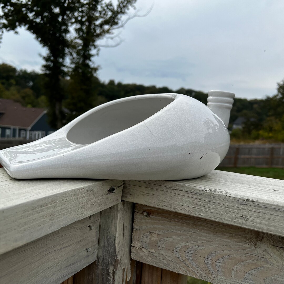 Best Ironstone China Antique Bedpan Etsy
