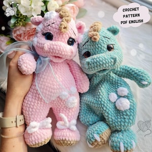 Dragon Crochet Pattern, Amigurumi Dragon Crochet Pattern, Amigurumi Crochet Pattern,  Crochet Pattern, Pattern English
