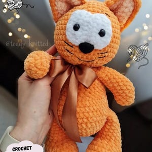 Cat Crochet Pattern, Cat Amigurumi, Kitten Crochet Pattern, Kitten Toy, Stuffed Animal, Perfect for Kids, Pattern In English