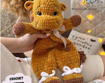 Haakpatroon giraf: eenvoudig pluche amigurumi-speelgoeddier (pdf-patroon Engels)