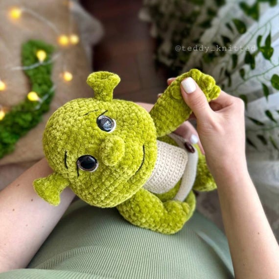 リトルオーガのかぎ針編みパターン：あみぐるみぬいぐるみ（PDF