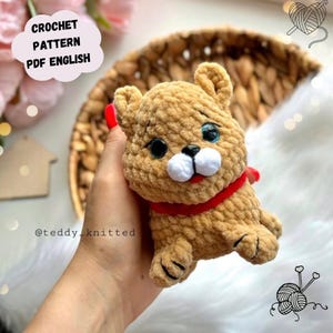 Spitz Crochet Pattern, Dog Crochet Pattern, Crochet Spitz Amigurumi Pattern, Crochet Pattern English