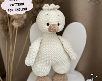 Goose Crochet Pattern: Plush Amigurumi Toy (PDF Pattern English)