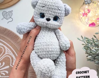 Kitten Crochet Pattern: Cat Amigurumi Plush Toy (PDF Pattern English)