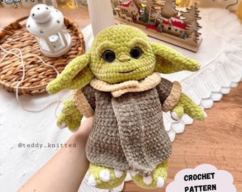 Alien Crochet Pattern: Plush Amigurumi Toy (PDF Pattern English)