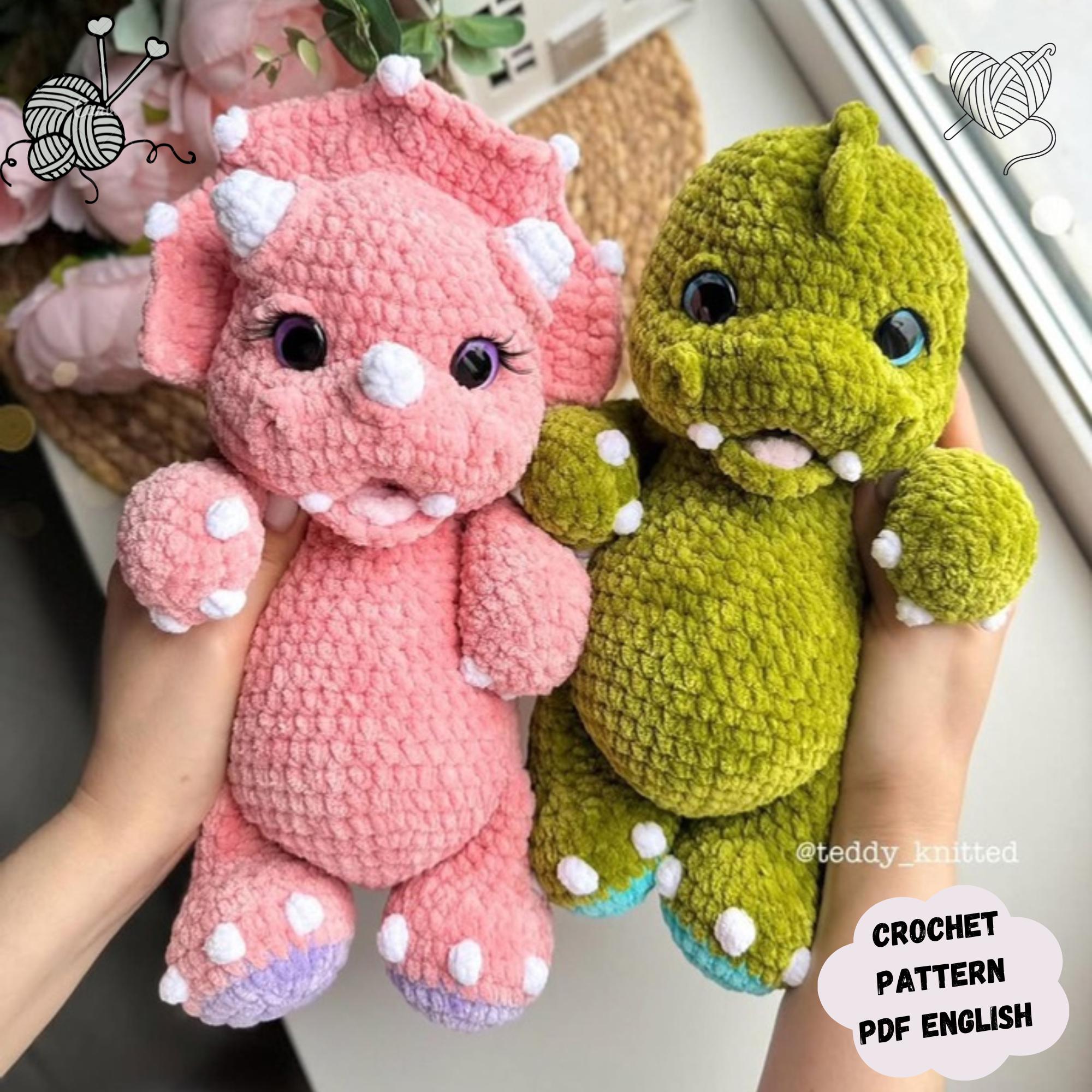 30 Dinosaur Crochet Patterns for Roaring Cute Amigurumi Projects 26 2-in-1 Dinosaurs Crochet Pattern
