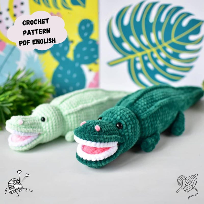 Alligator Crochet - Etsy
