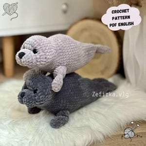 Seal Amigurumi Crochet Pattern: Easy Plush Toy (PDF Pattern English)