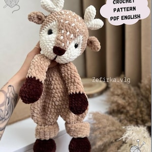Haakpatroon rendier, haakpatroon hert, haakpatroon rendieramigurumi, haakpatroon rendierspeelgoed, patroon in het Engels