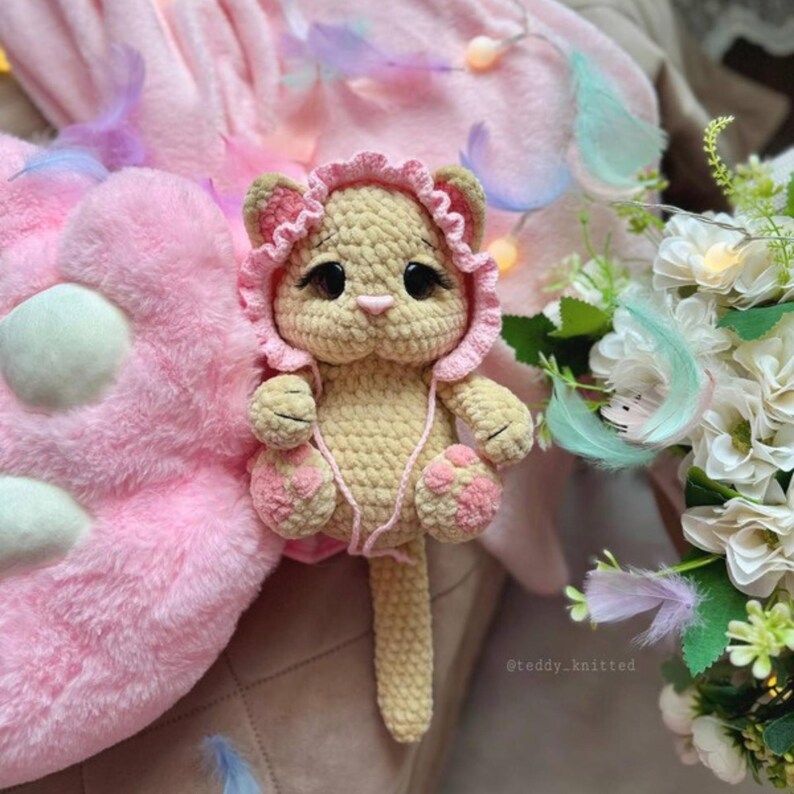 Kitten Crochet Pattern: Plush Cat Amigurumi Toys (PDF Pattern English) image 4