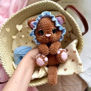 Kitten Crochet Pattern: Plush Cat Amigurumi Toys (PDF Pattern English) image 3