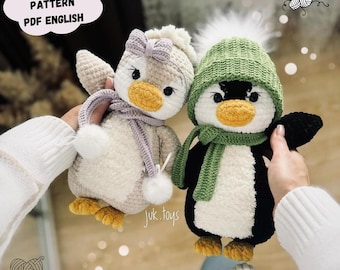 Penguin Amigurumi Crochet Pattern: Plush Toy (PDF Pattern English)