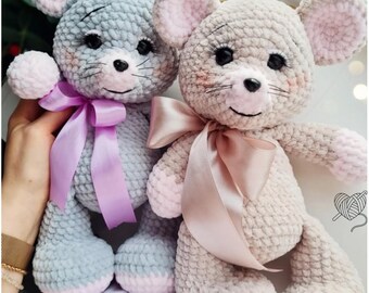 Mouse Amigurumi Crochet Pattern: Plush Toy Tutorial (PDF Pattern English)
