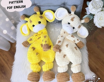 Schema per giraffa all'uncinetto: facile peluche amigurumi (schema in PDF in inglese)