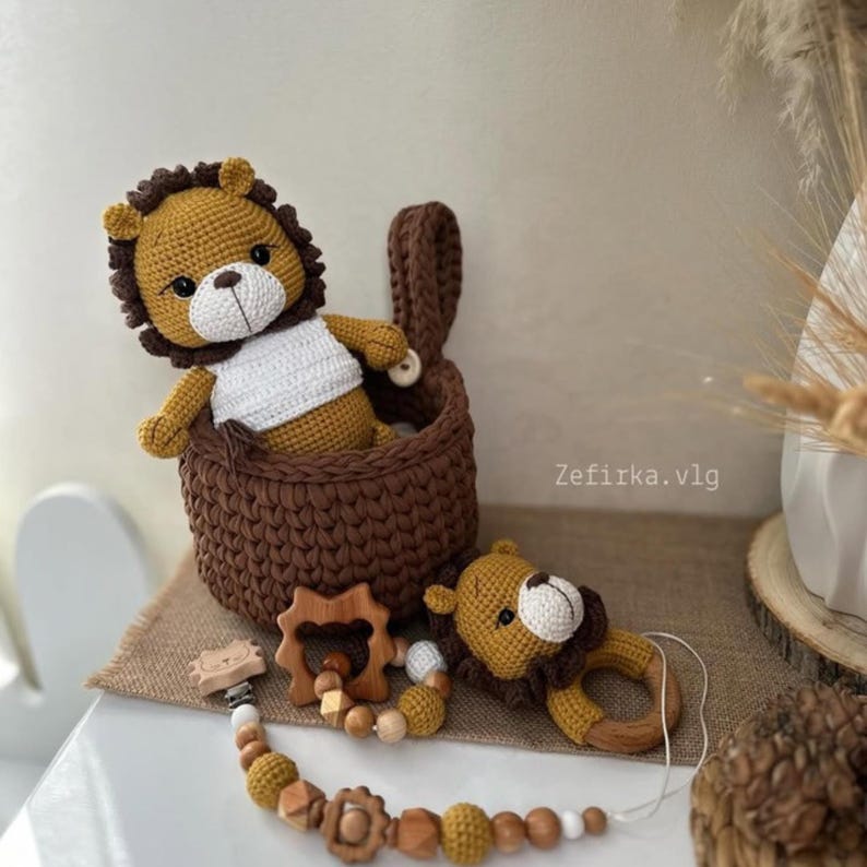 Lion Crochet Pattern: Amigurumi Easy Plush Toy (PDF Pattern English) - Etsy