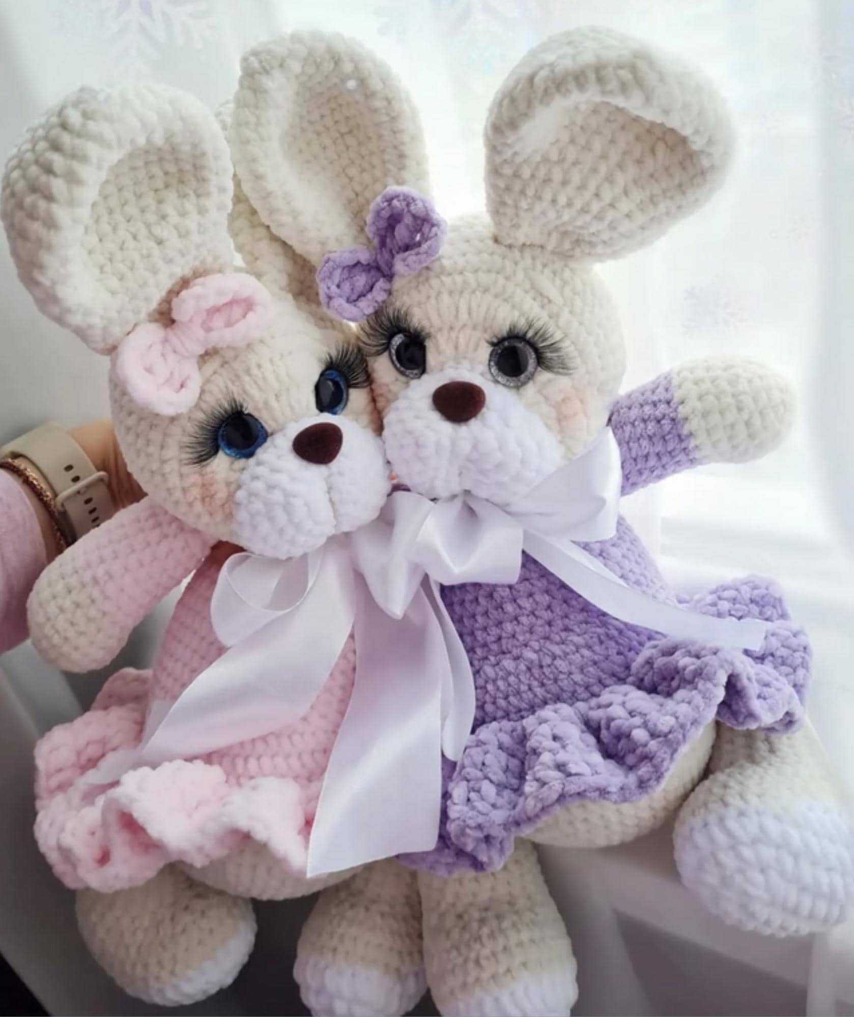Big Bunny Crochet Pattern: Plush Rabbit Amigurumi Toy (PDF Pattern ...