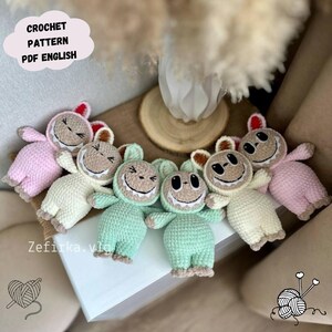 Labubu Crochet Pattern, Labubu Amigurumi Crochet Pattern, Labubu Toy Crochet Pattern, Pattern in English