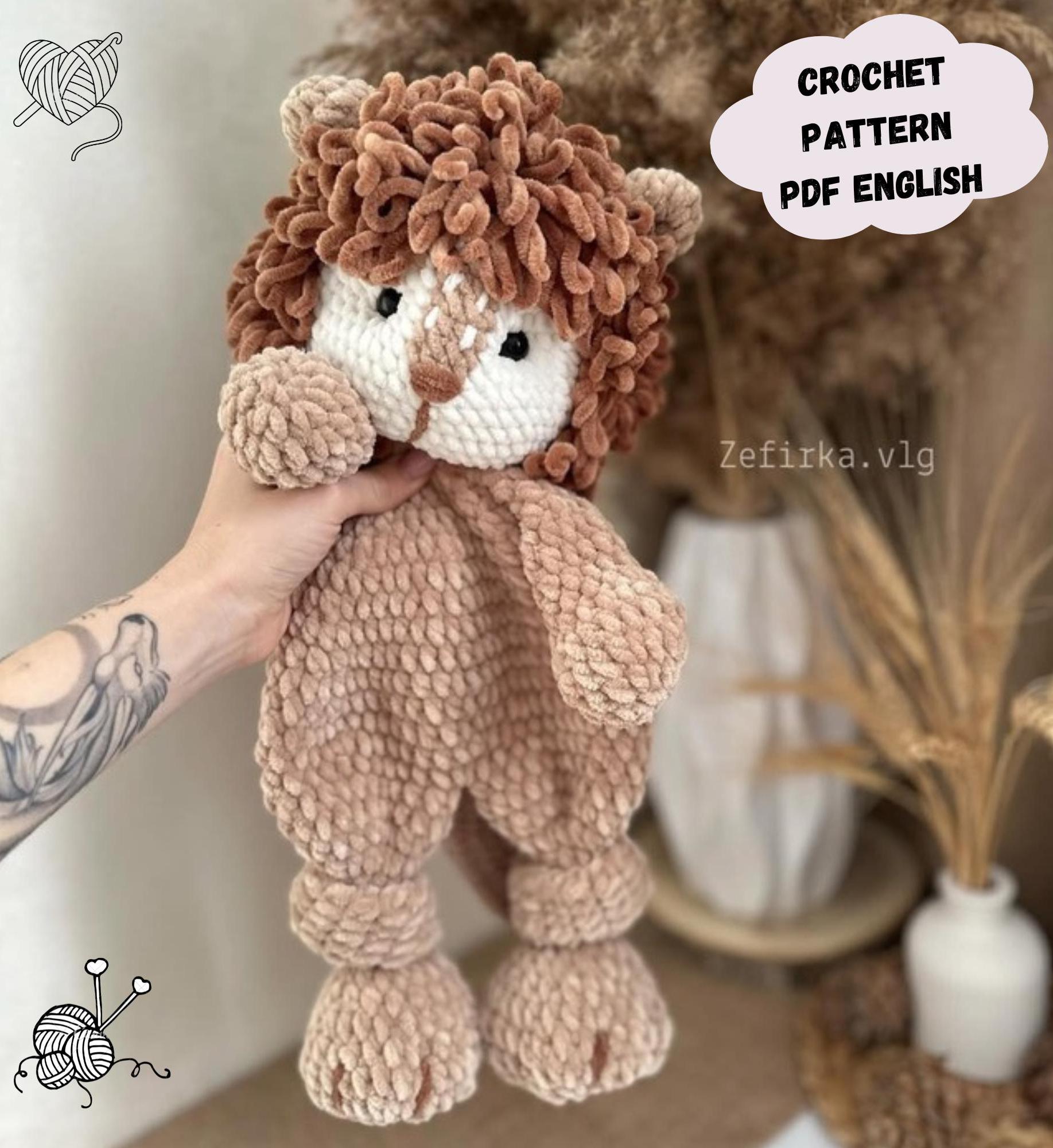 Lion Comforter Toy Pattern