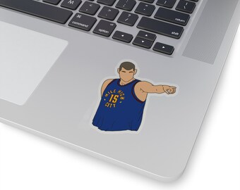 Denver Nuggets Nikola Jokic Finger Point Sticker