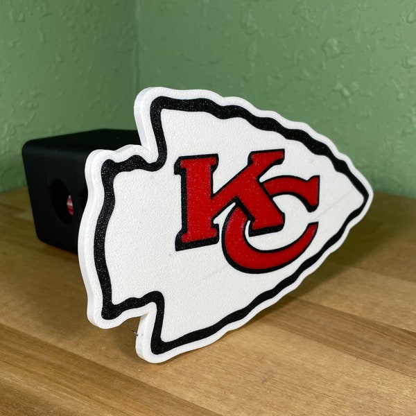 Kansas City Chiefs Hitch Cover, Quality Auto Accessories, Perfect Gift for NFL Fans