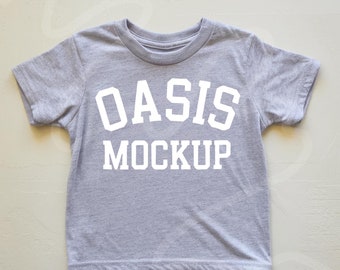 Kids Gray Shirt Mockup, Toddler Tshirt Mockup, Bella Canvas 3001T Athletic Heather Mockup, Kids Shirt Mockup, Kids Tshirt Mockup, Mock ups