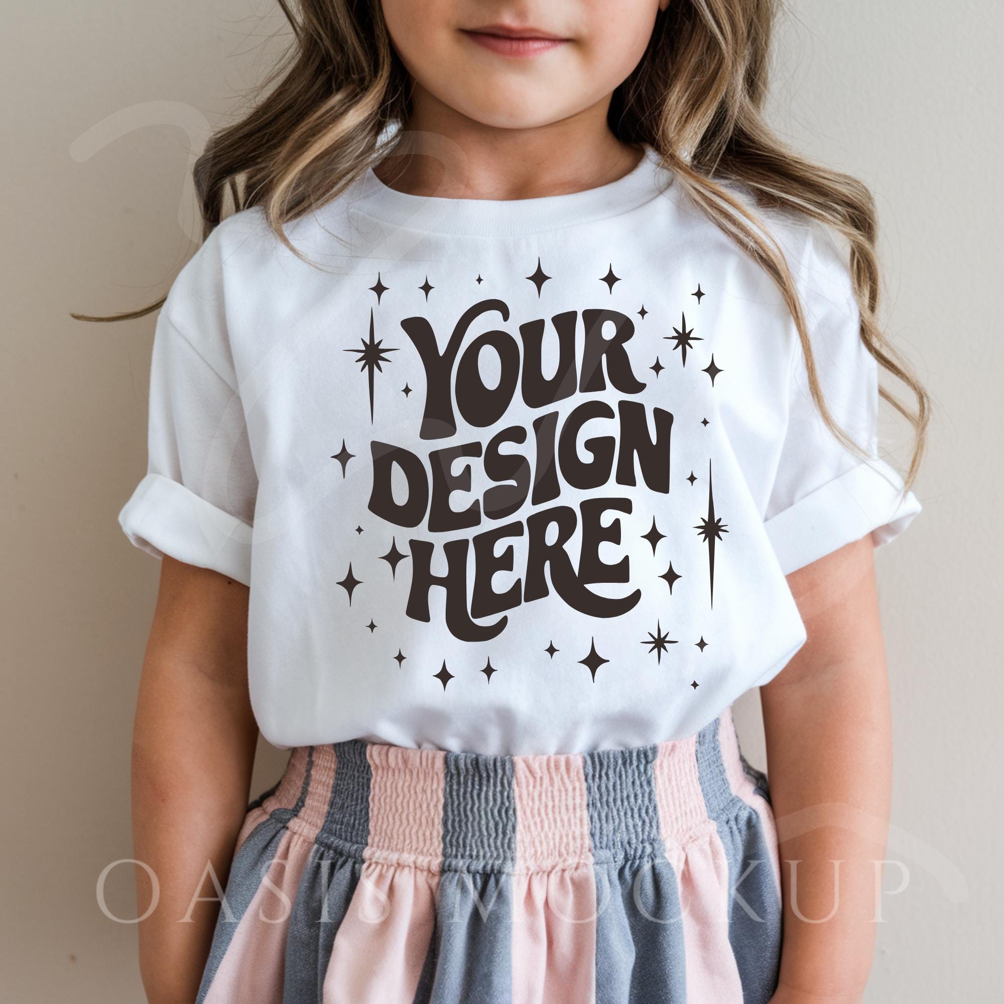 White Shirt Mockup, Kids Tshirt Mockup, Bella Canvas 3001Y White Mockup, Youth Tshirt Mockup,  Kids Tshirt Mockup, White Tee Youth Mockup