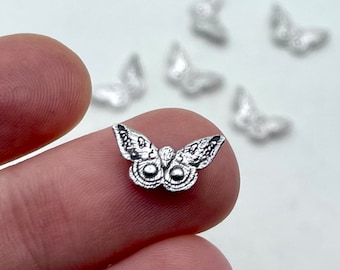 Sterling Silver Io Moth Casting, Jewelry Component
