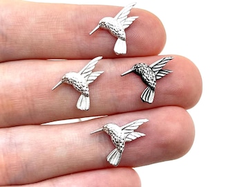 Sterling Silver Hummingbird Casting, DIY Jewelry Component
