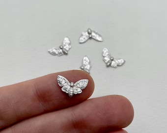 Sterling Silver Moth Casting, 925 Jewelry Component