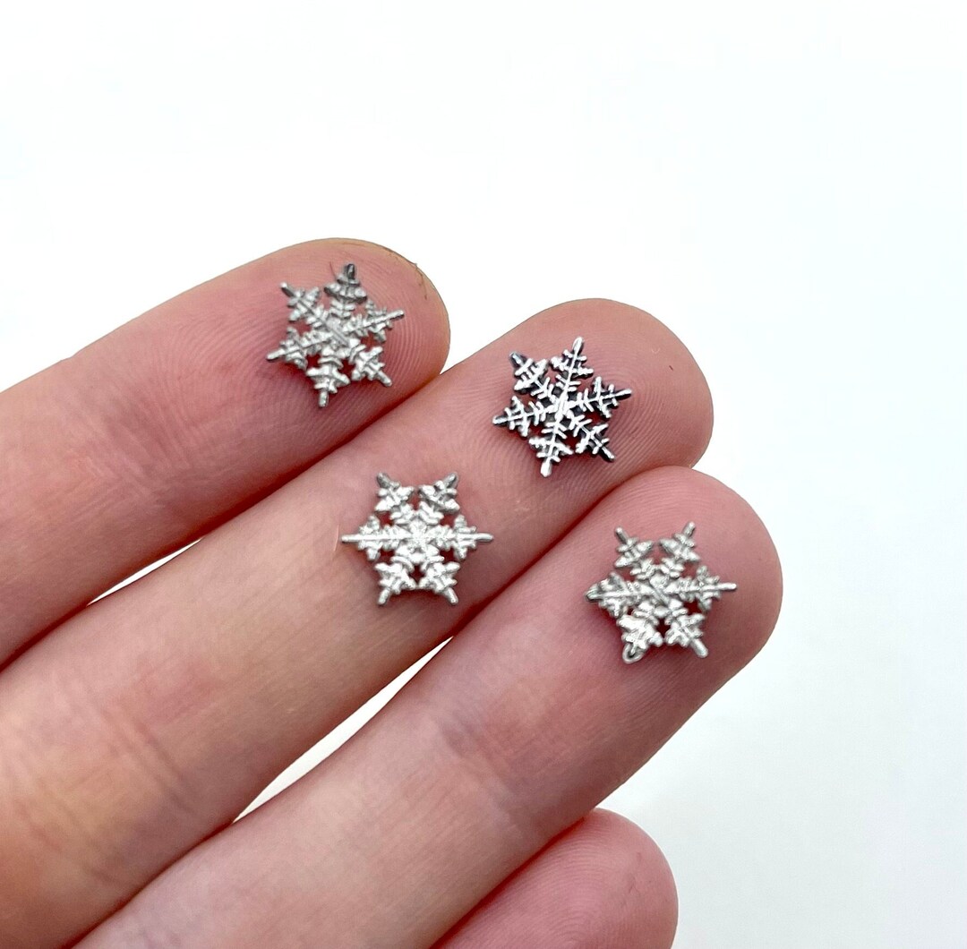 Snowflake Casting, Sterling Silver Snowflake Casting, 925 Silver ...