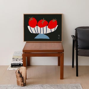 Italian Food Wall Art, Vintage Italian Food Wall Art, Aesthetic Kitchen Decor, Cherry Tomato Print, Wall Art for Kitchen, vintage food art print, Trendy tomato poster, eclectic food art print, Hand Drawn Food Illustration, Modern Kitchen Poster, Tomato wall art, Retro food art print, Tomato Poster, Hand drawn print, Dining Room Wall Art, Botanical Print, Modern Kitchen Poster, Pomodoro Tomato Poster, Dining Room and Kitchen Poster, Retro Wall Art, Downloadable Kitchen Wall Art, Summer Poster