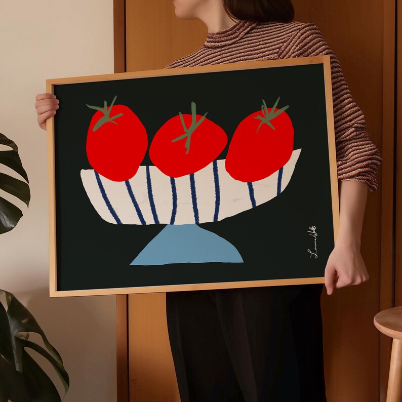 Tomato Season Poster, Tomato Print, Modern Kitchen Poster, Vegetable Poster, Food Illustration, Mid Century Print, Hand Drawn Print, Digital Download, Kitchen Art, Fruit Illustration, Botanical Art Sketch, Summer Poster, Kitchen Poster, Fruit Poster, Kitchen Art, Fruit Illustration, Printable, Kitchen Art Print, Summer Fruit Illustration, Still Life, Abstract Fruit Print, Tomato Print, Kitchen Wall Art, Kitchen Print, Modern Kitchen Wall Art, Fruit Poster, Botanical Poster, Still Life Art Print