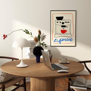 Aesthetic Pinterest Home Decor, Retro Wall Decor, Kitchen Wall Art, Vintage Drink Print, Printable Wall Art, Aesthetic Wall Art, Retro Caffe Poster, Italian Coffee Print, Espresso Coffee Art Print, Espresso Please Print, Espresso Digital Wall Art
