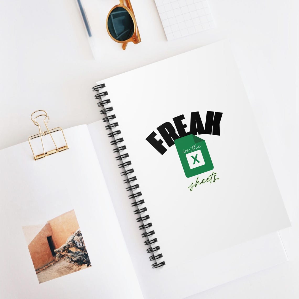 Freak in the Sheets Spiral Notebook