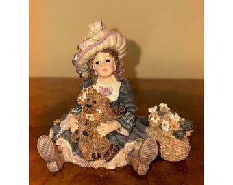 Boyds Yesterday's Child Meredith w Jaqueline Daisy #3541 Victorian Figurine