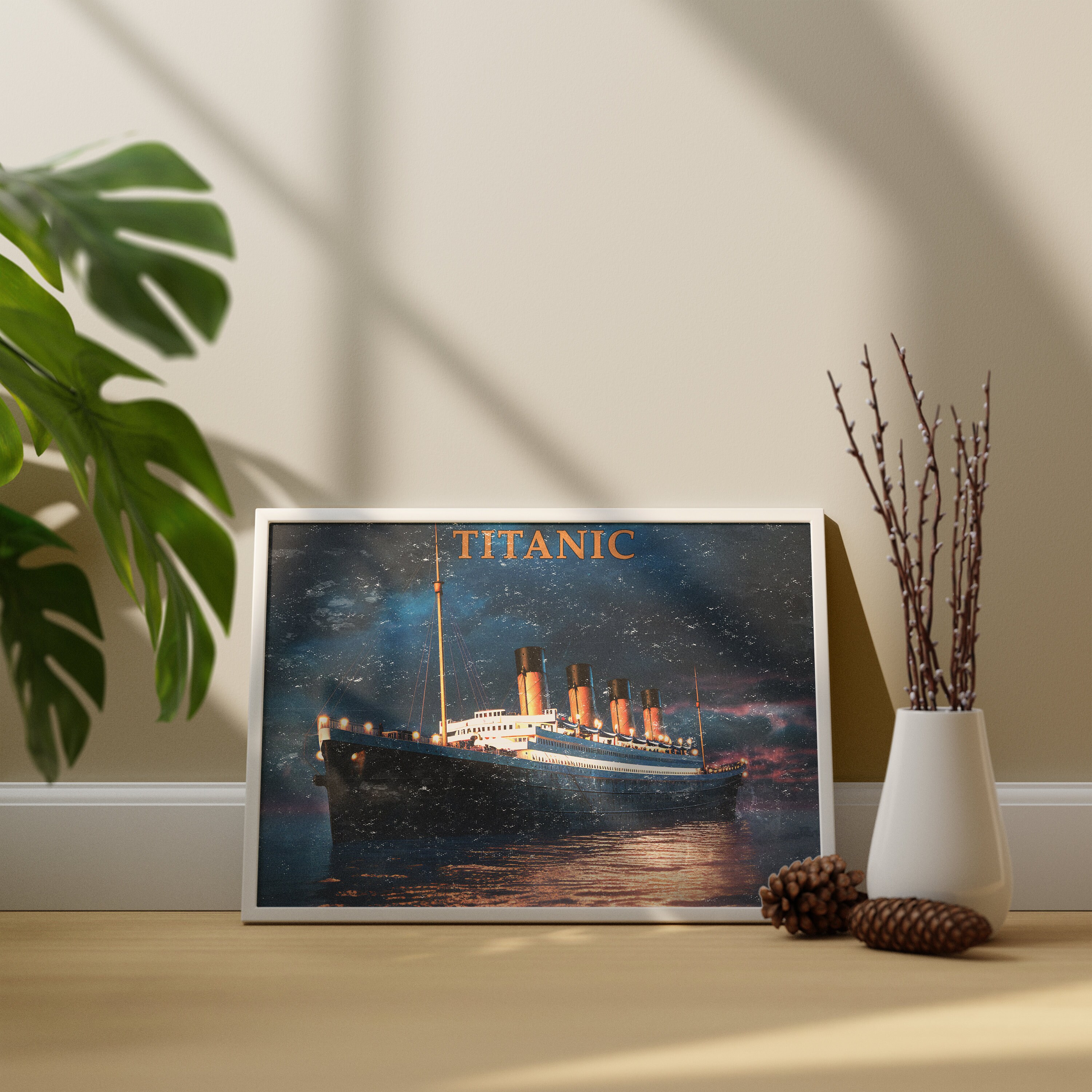 Titanic Movie Poster Vintage Rms Titanic Poster Vintage Postcard