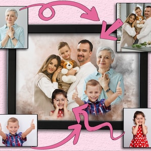 Person zum Foto hinzufügen - hinzufügen geliebte verstorbene Person, ändern Sie Ihre Fotos, Familien Porträt, jemanden hinzufügen, verschiedene Fotos kombinieren, Foto-Geschenk